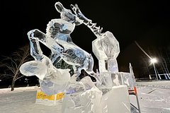 «Оренбургнефть» организовала первый в регионе фестиваль ледовых скульптур