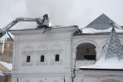 Возгорание в усадьбе Лопухиных в центре Москвы ликвидировали