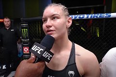 Россиянка прокомментировала победу в дебютном поединке в UFC