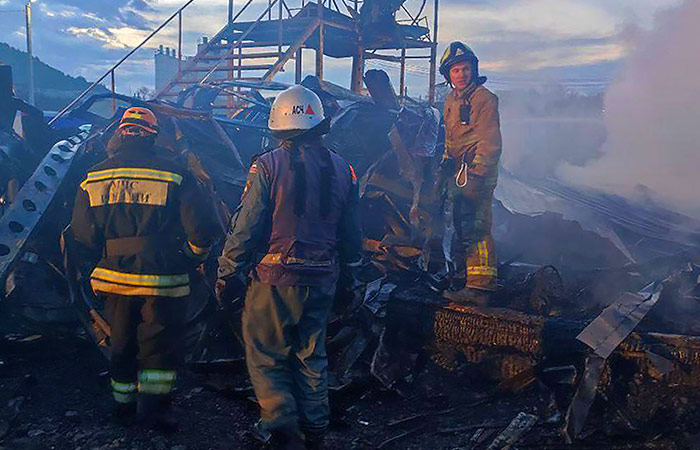 При пожаре в бытовках под Севастополем погибли строители трассы "Таврида"