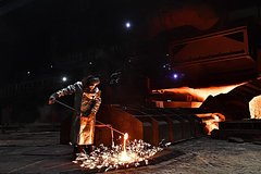 Россия сократила производство стали